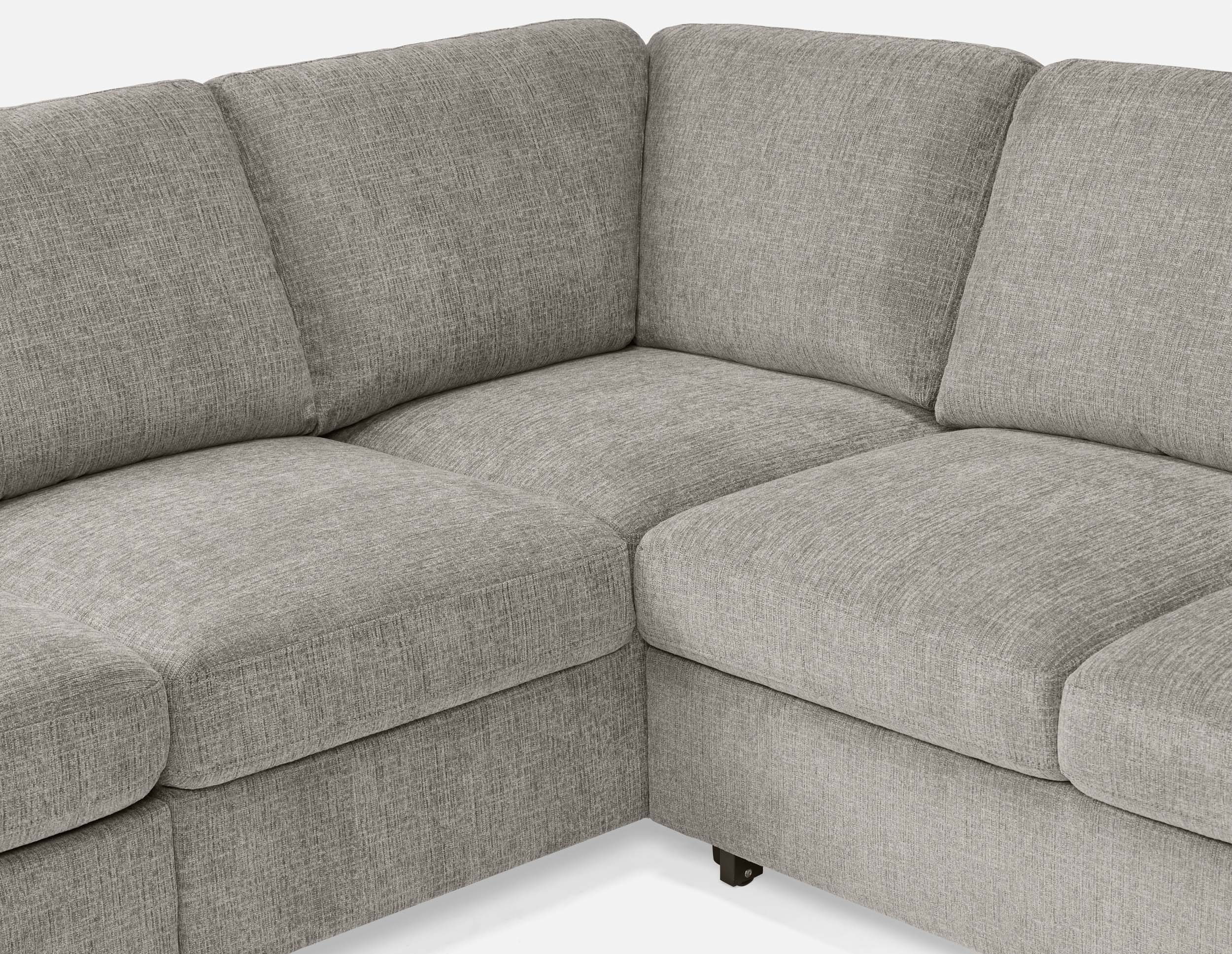 DELPHINE — Traditional left-facing sectional sofa-bed with storage (45-46-23-30) - Image 4