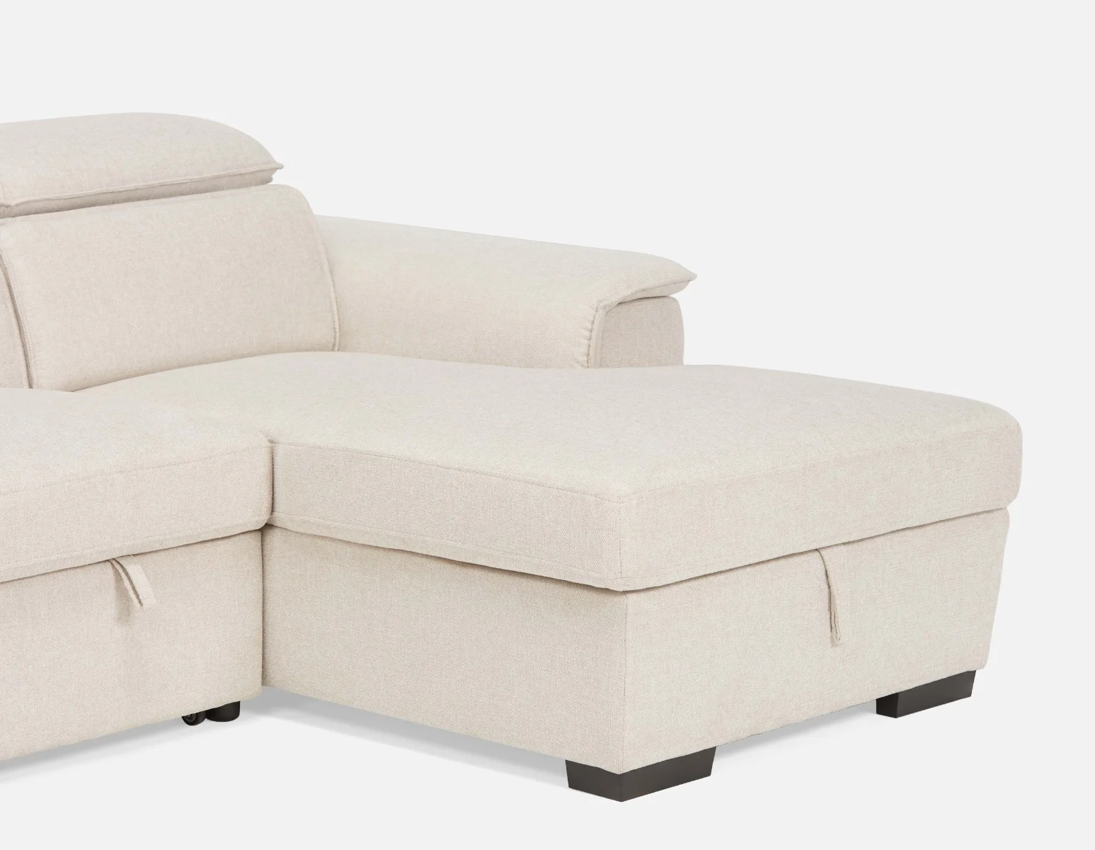 ODETTE — Contemporary right-facing sectional sofa-bed with storage (85-58-17-95) - Image 10