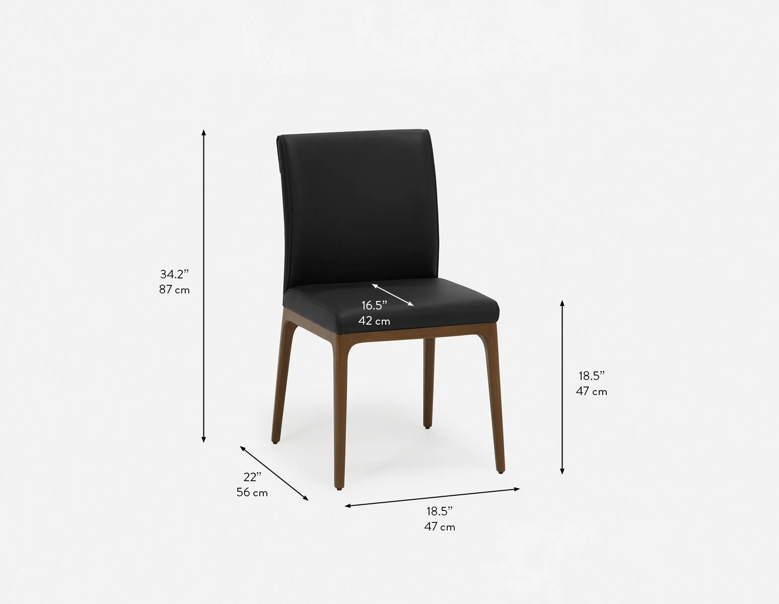 EVA — 100% leather modern dining chair (95-67-03-20) - Image 10
