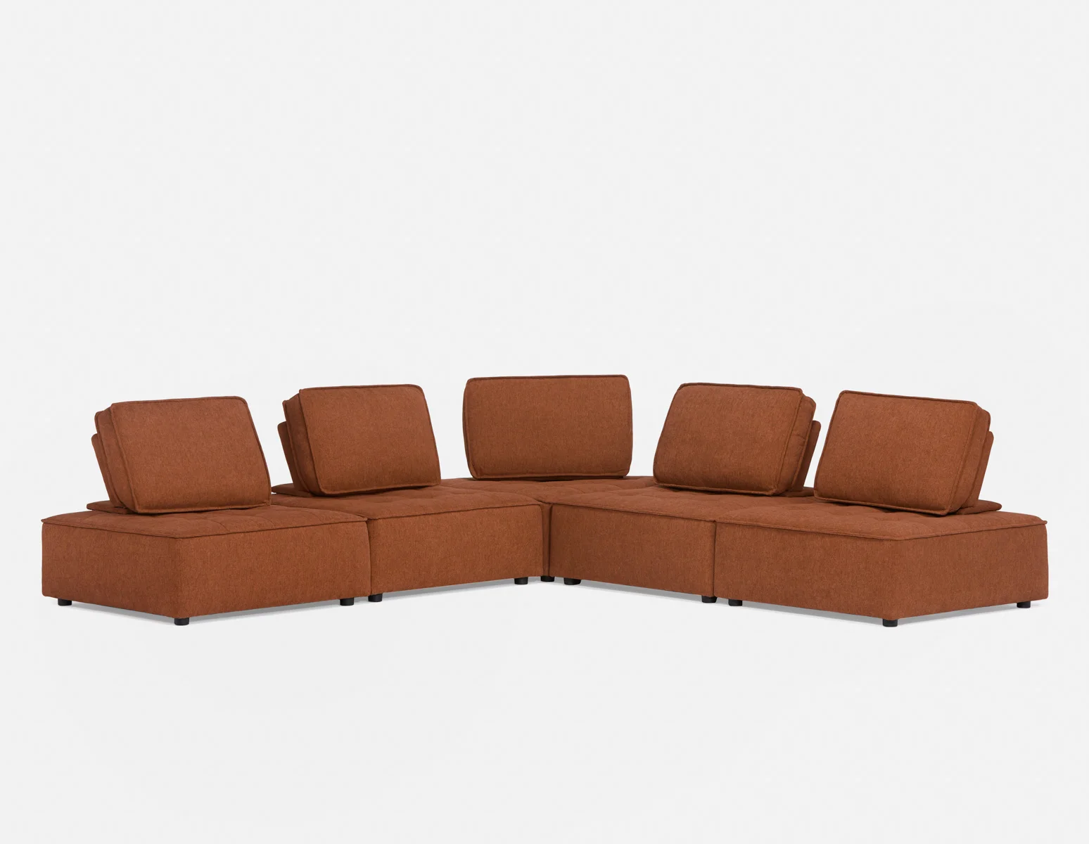 LEON — 5-pc modular interchangeable sofa (69-04-32-45)