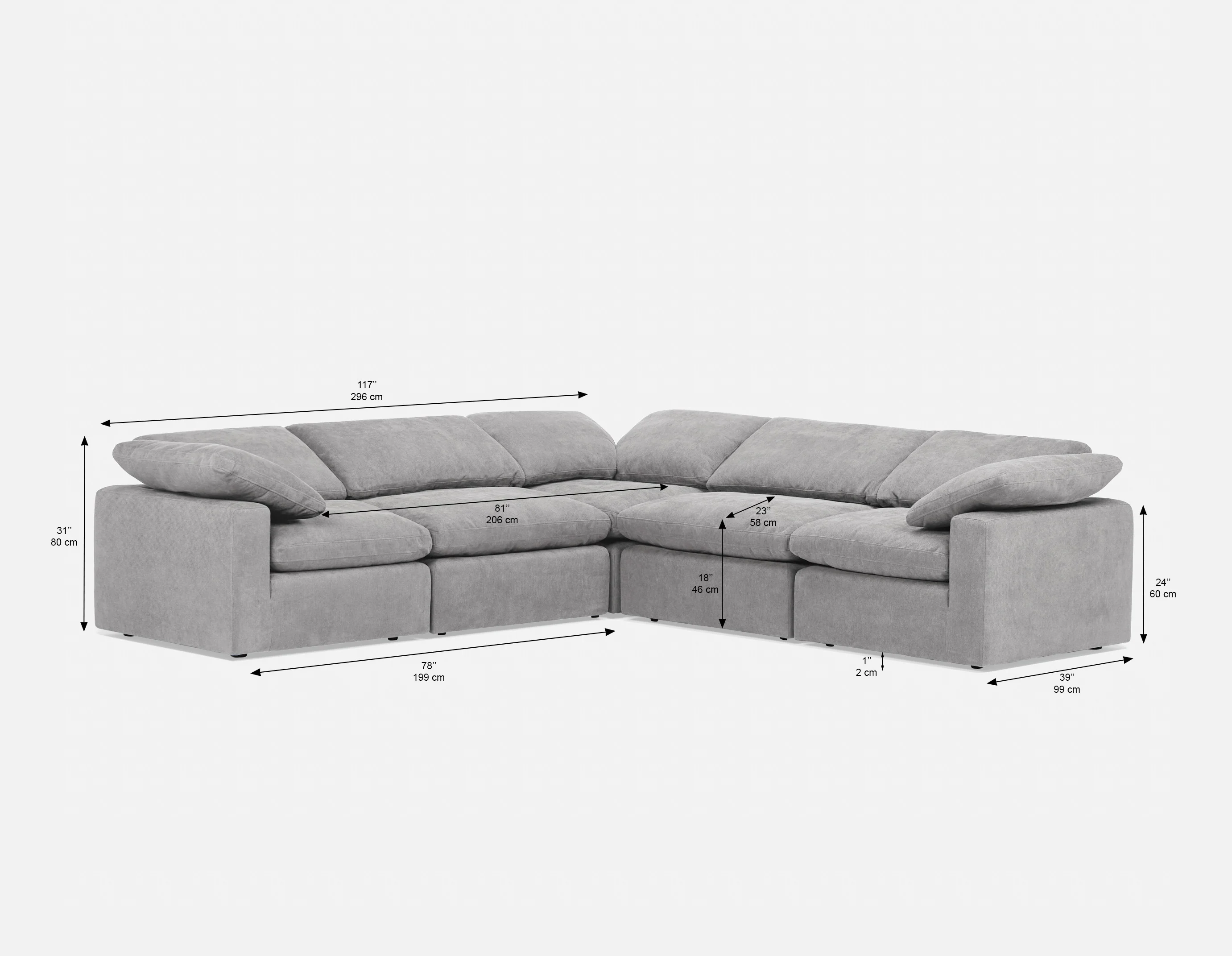 HELIO — Contemporary modular sectional sofa (23-35-98-33) - Image 12