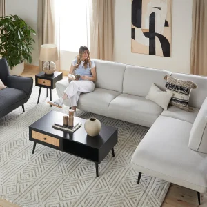 MARJORIE — Modern contemporary sectional-sofa (50-23-96-95)