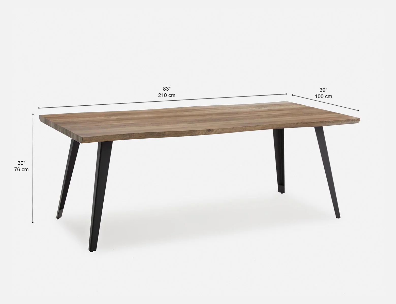 JERRY — Large dining table 210 cm - Image 7
