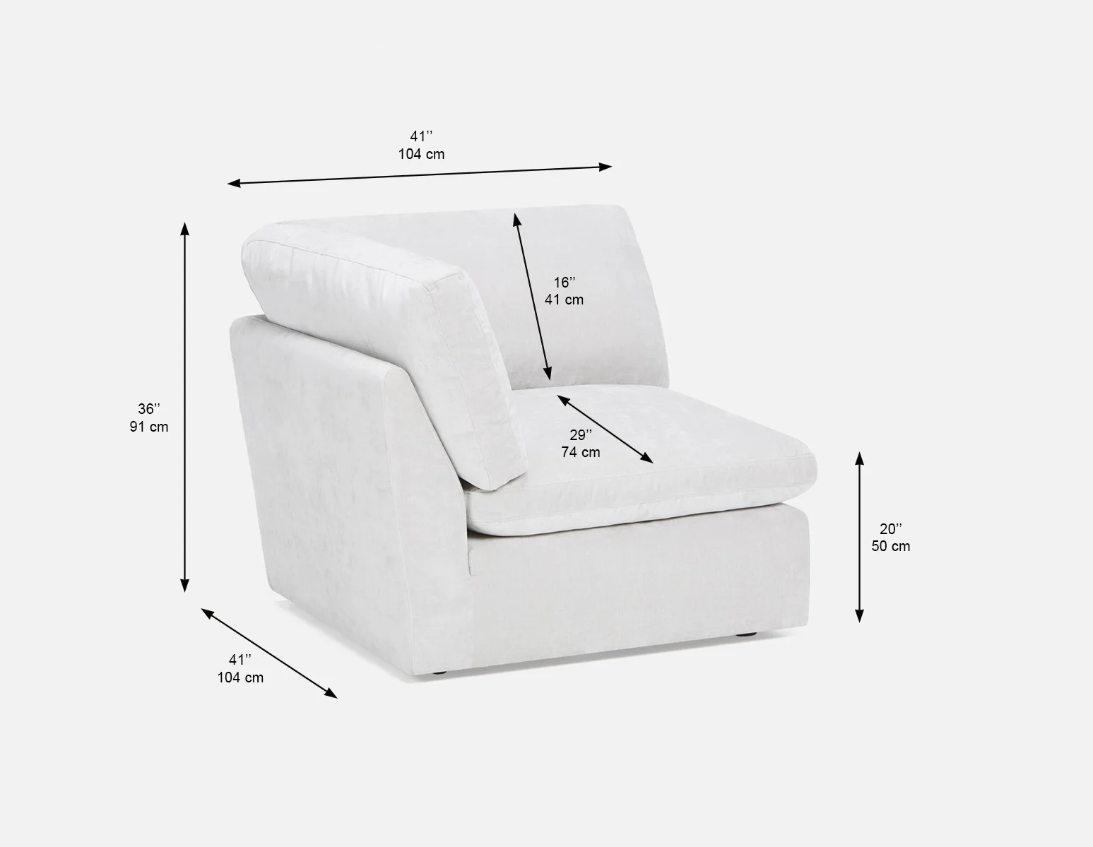 CHABLIS — Modular corner sofa customize to fit your space (40-86-58-62) - Image 8