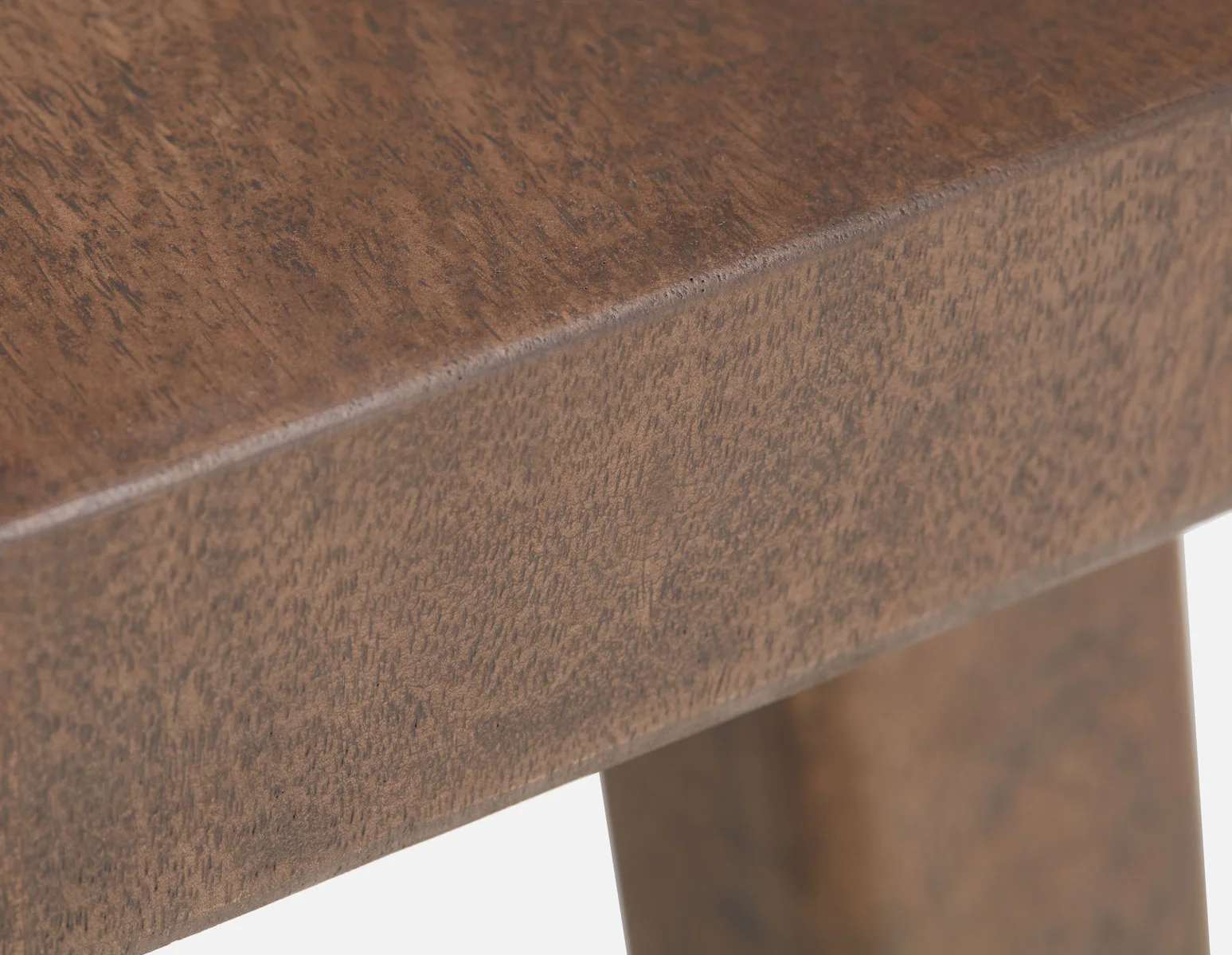 THESSALIA — Rustic farmhouse distressed solid mango wood dining table 200 cm (21-58-86-96) - Image 3