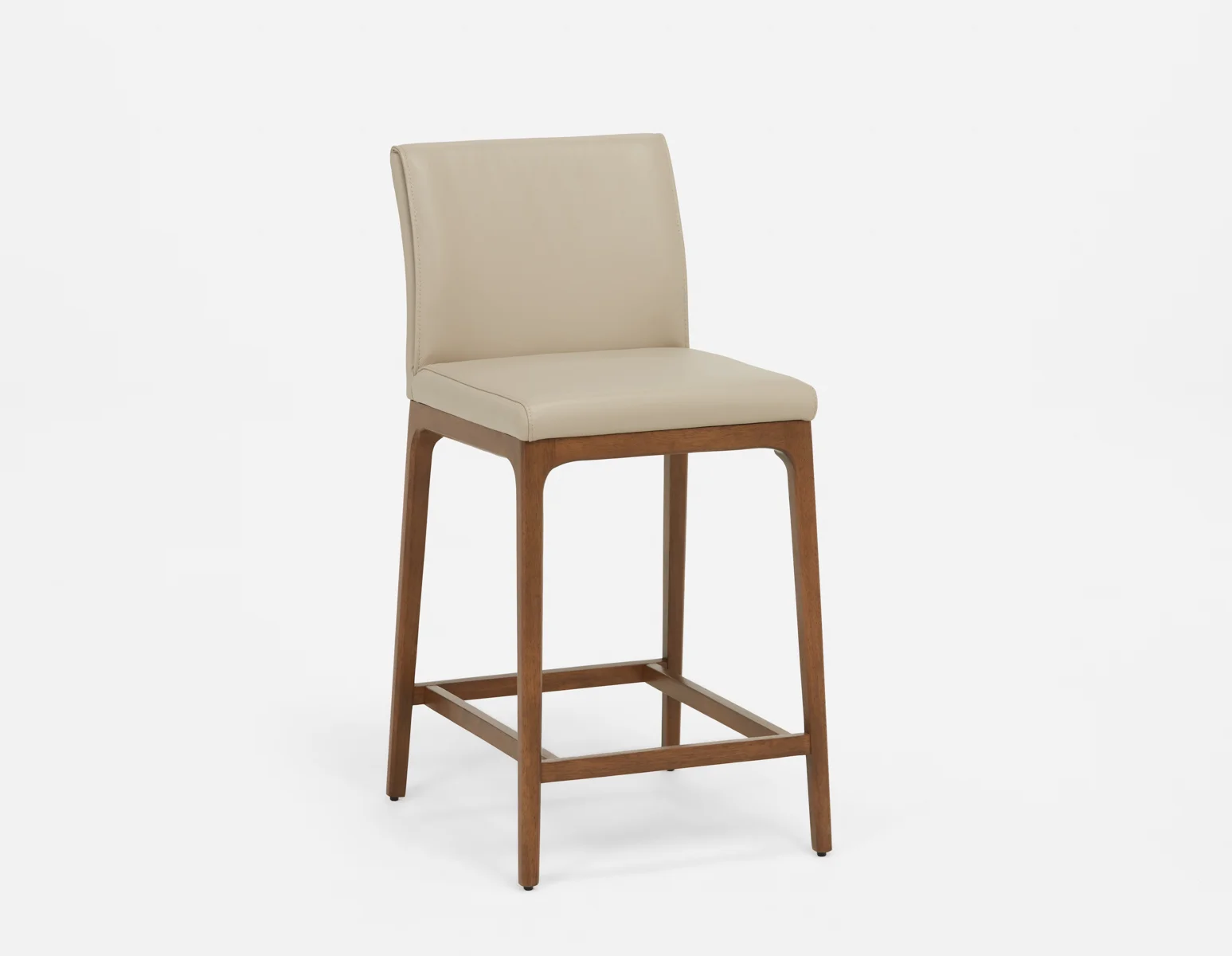 EVA — 100% leather modern counter stool 66cm (64-20-17-88) - Image 13