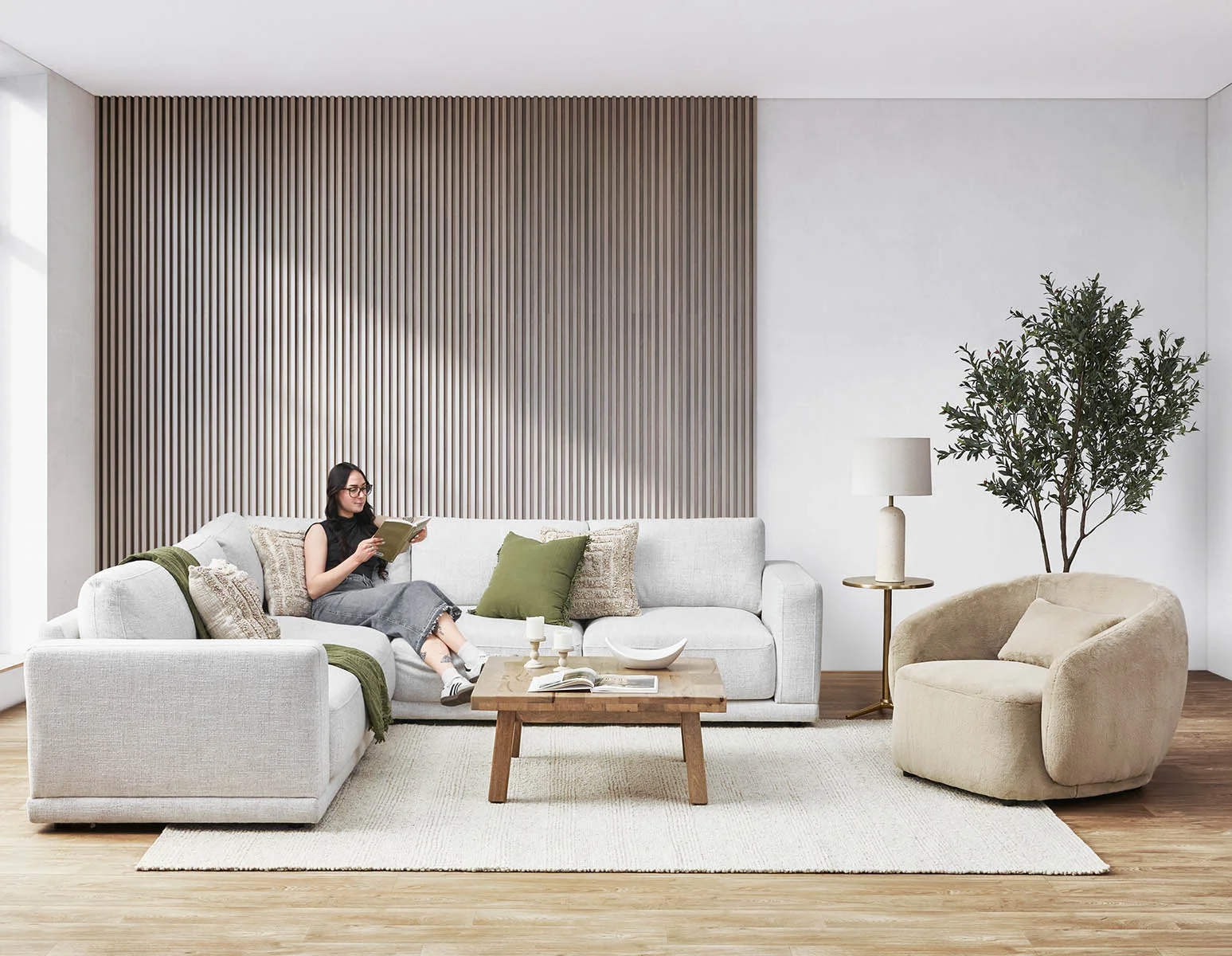 PATON — Contemporary accent chair - Image 13