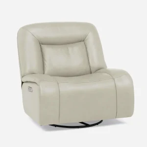 ALBA — Power-reclining leather armchair