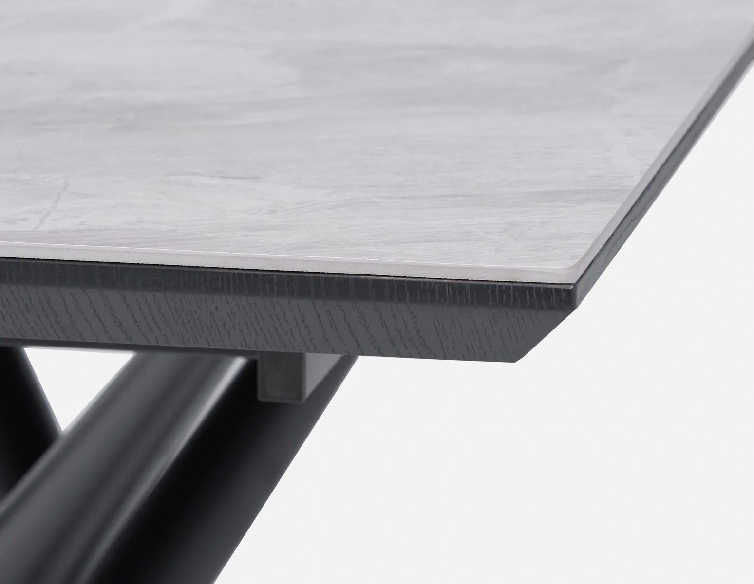TUVA — Modern contemporary extendable ceramic dining table 160cm-200cm - Image 4