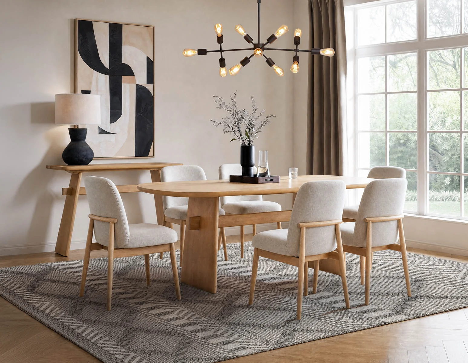 SOLENE — Dining table 210 cm (68-24-23-04-D) - Image 2