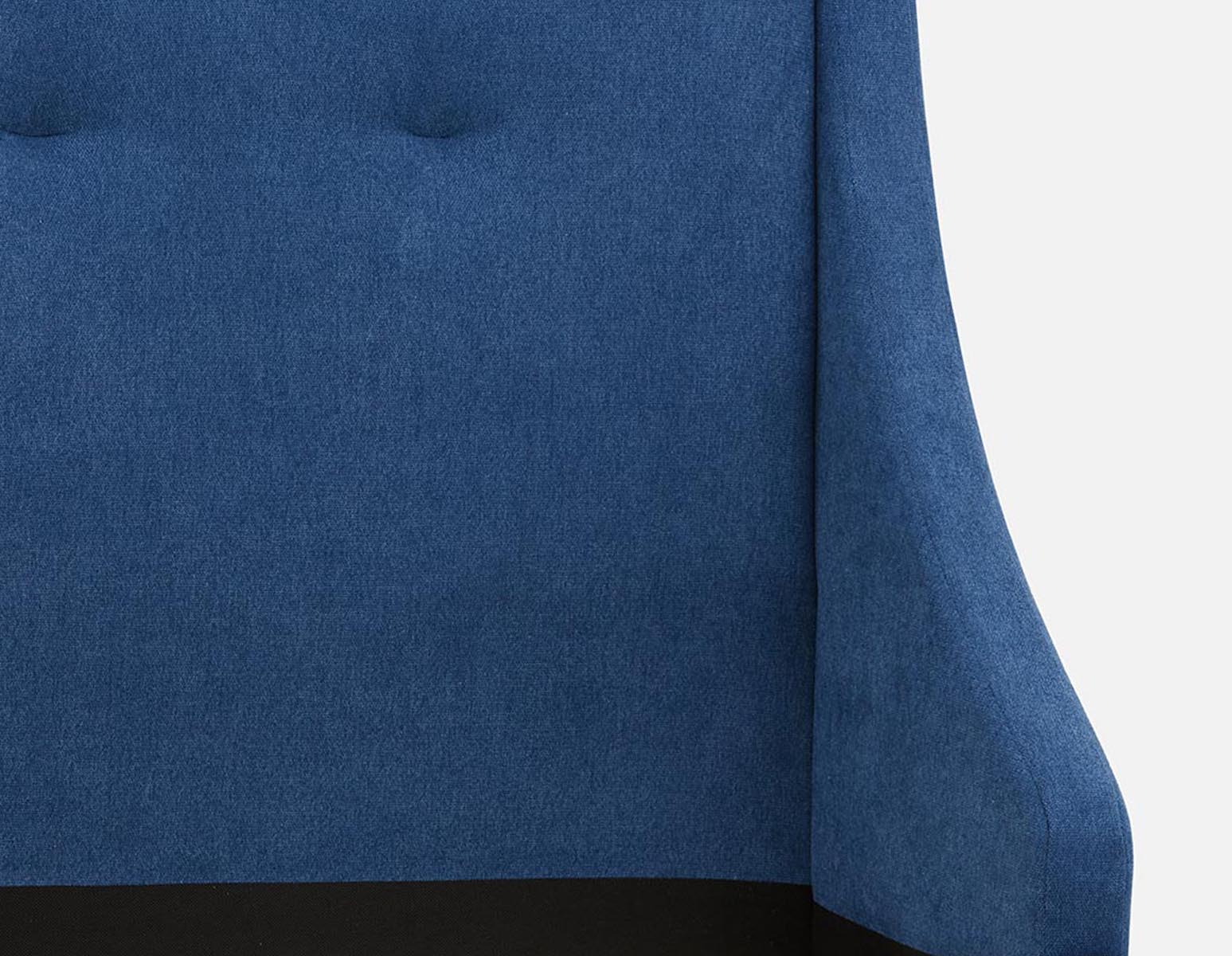 MUROL — Mid-century modern tufted upholstered wingback queen size bed (67-18-90-60) - Image 3