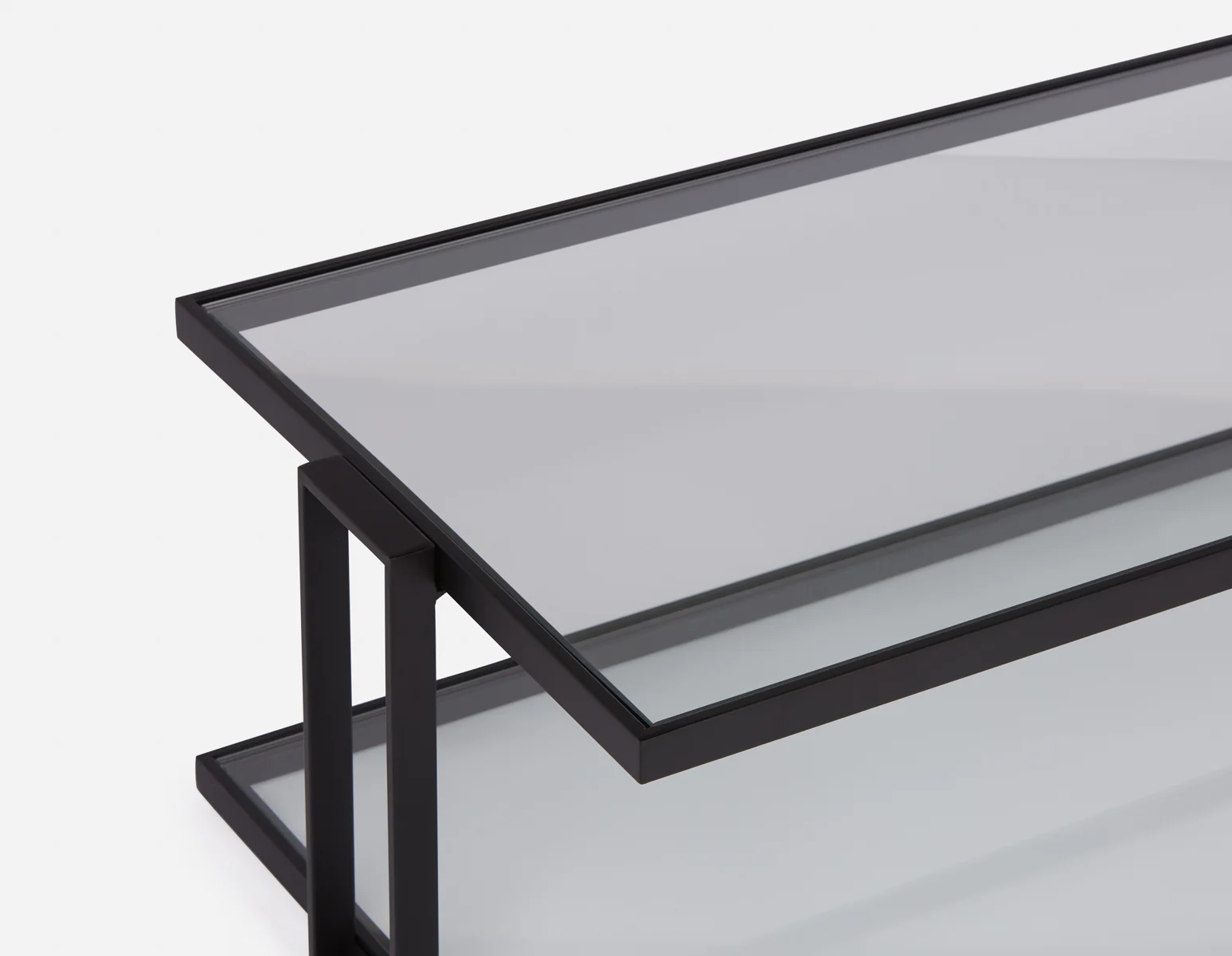 AGLAYA — Iron coffee table with tempered glass (36-49-25-20) - Image 8