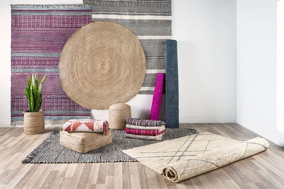 PERU — Braided jute rug 6' - Image 5