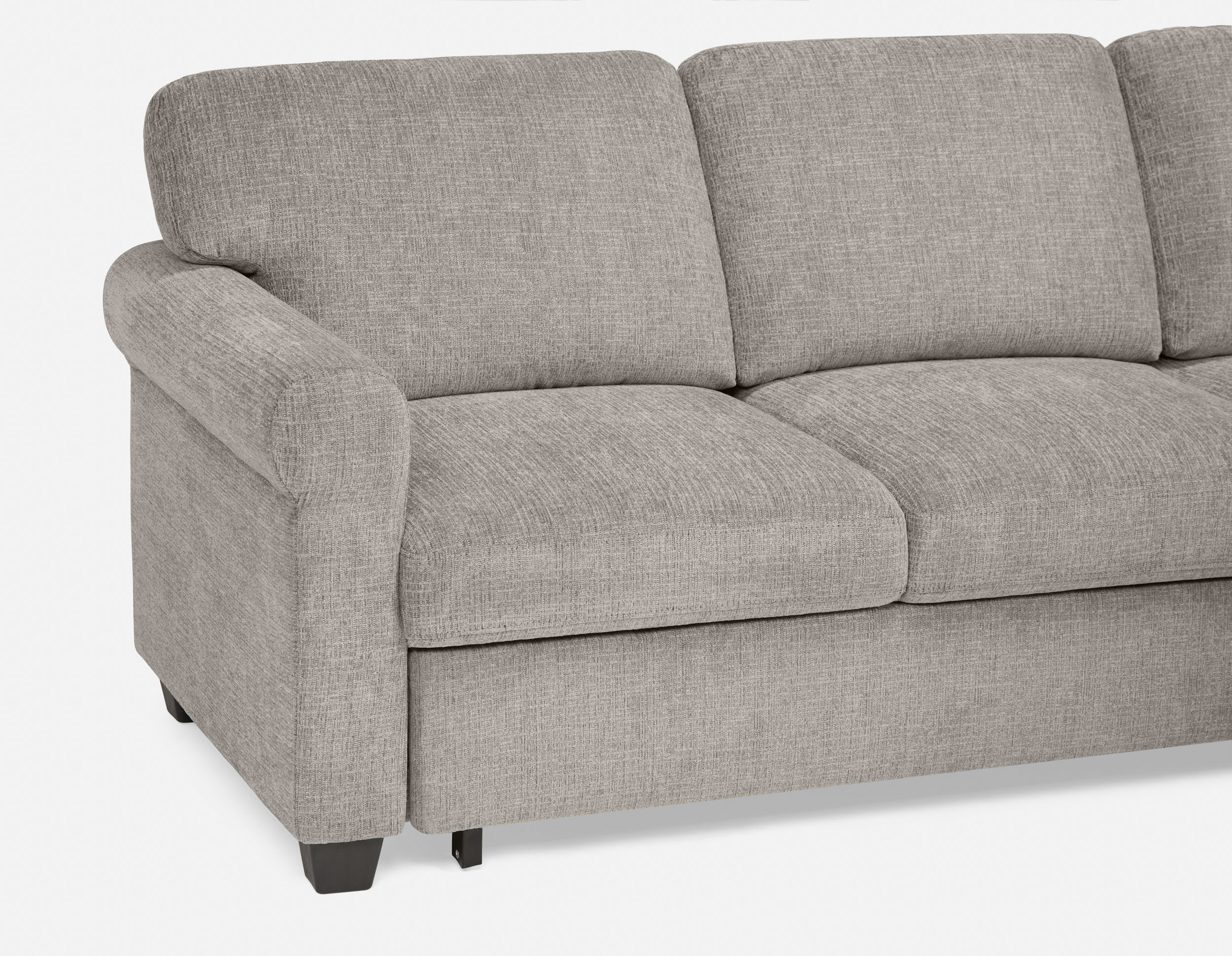 DELPHINE — Traditional right-facing sectional sofa-bed with storage (28-94-59-30) - Image 6