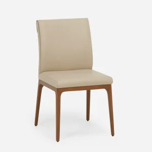 EVA — 100% leather modern dining chair (95-67-03-88)
