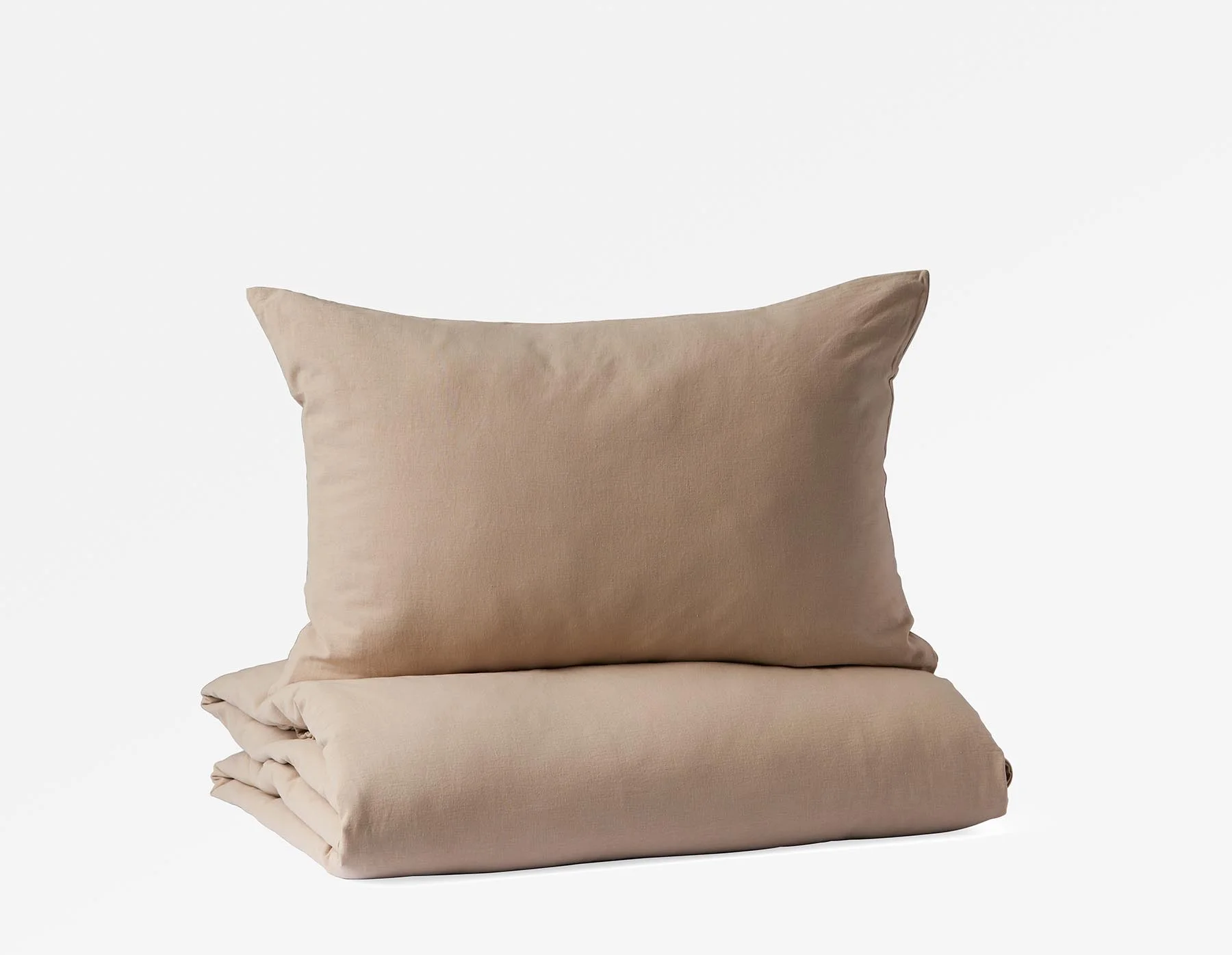 DEMI — 3-piece queen linen duvet cover set - Image 4