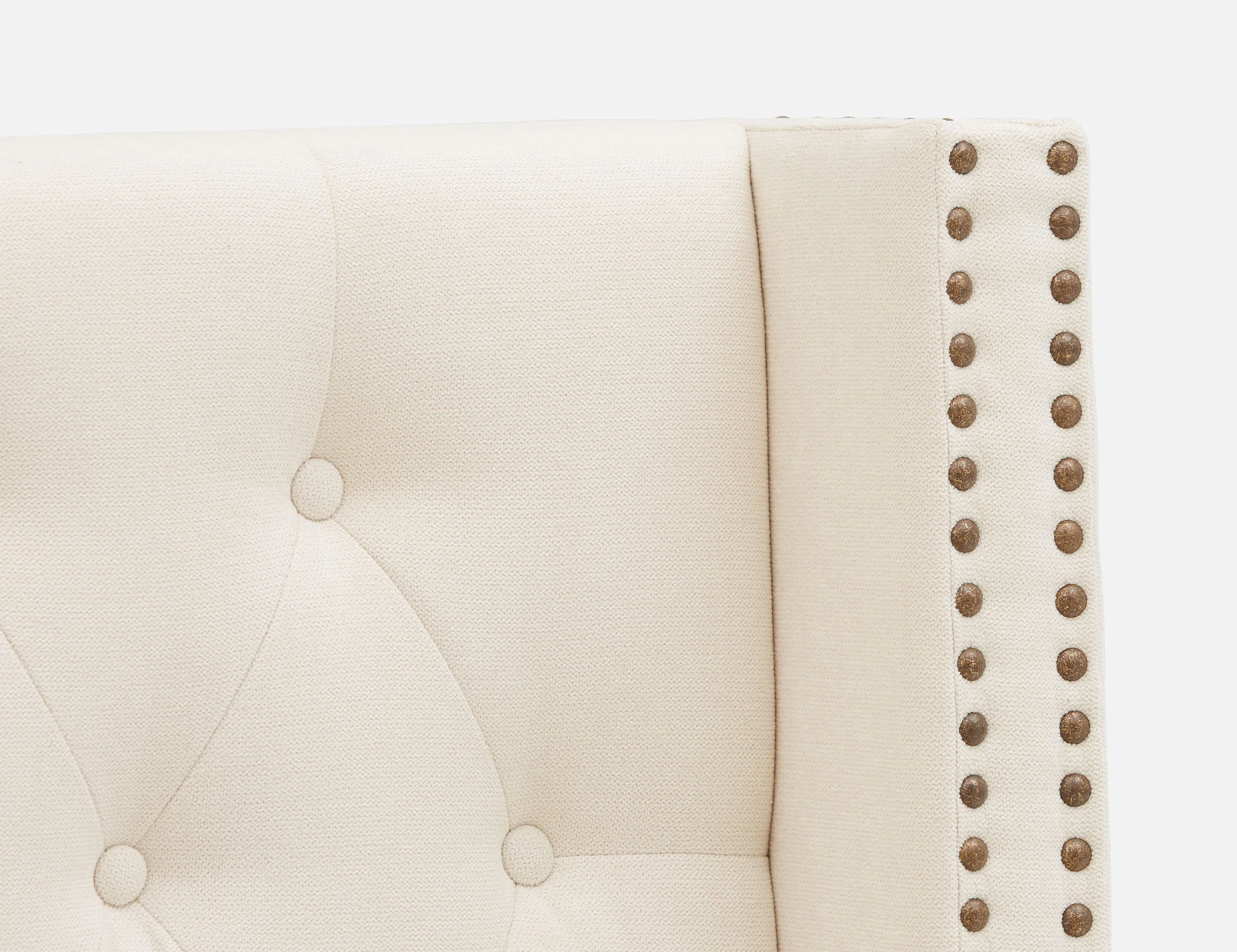 VERSAILLES — Tufted upholstered wingback queen size bed (79-12-43-95) - Image 5