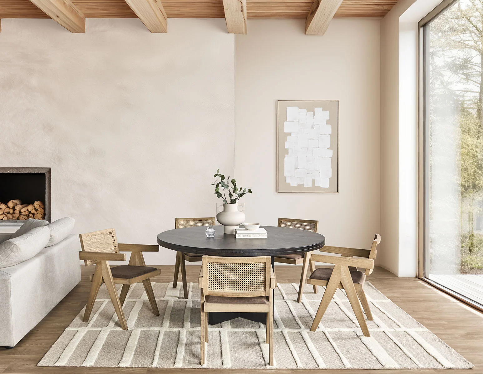 MISTRA — Recycled timber dining table 150 cm (76-85-84-20-D) - Image 8