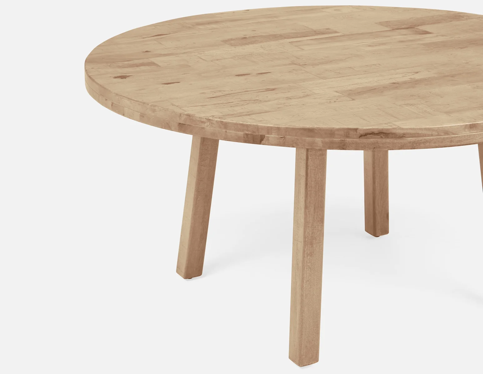 THESSALIA — Distressed solid mango wood dining table 150 cm (21-99-94-42) - Image 4