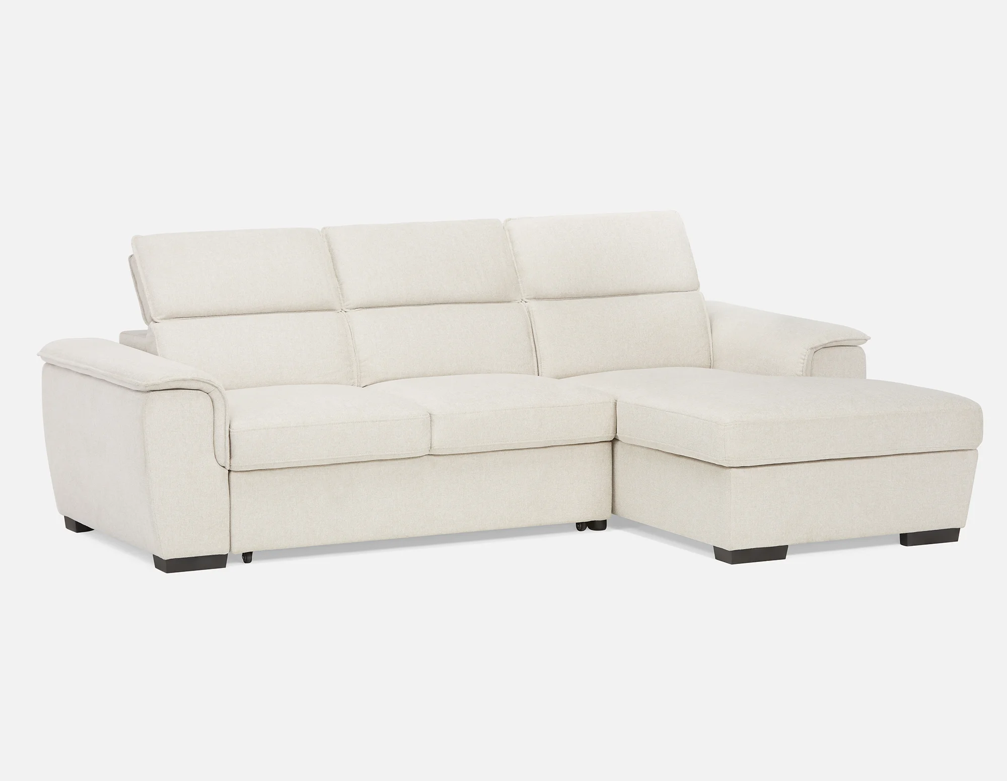 ODETTE — Contemporary right-facing sectional sofa-bed with storage (85-58-17-95) - Image 2