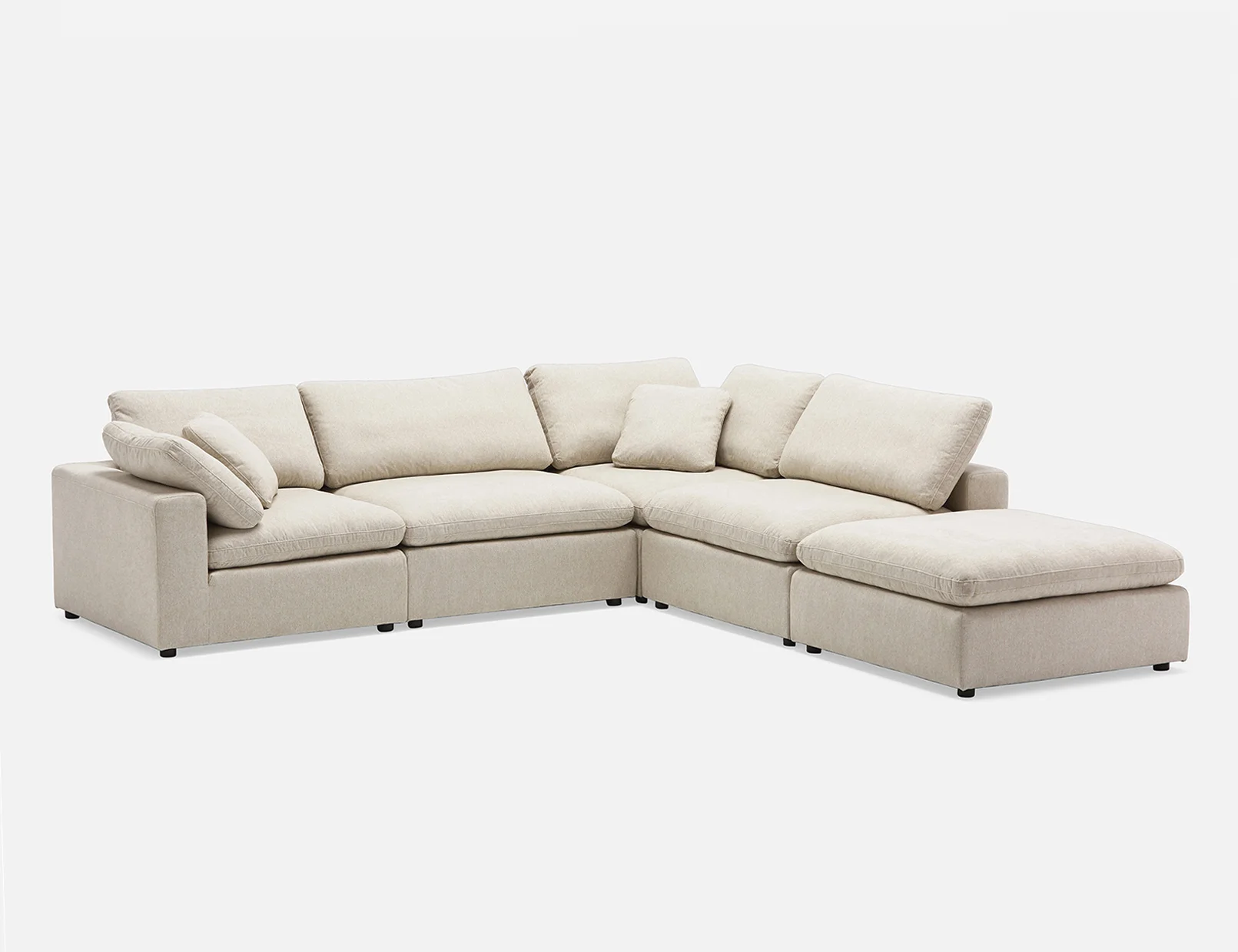 SOFT — Contemporary 5-pc modular sectional sofa (89-07-55-46) - Image 27