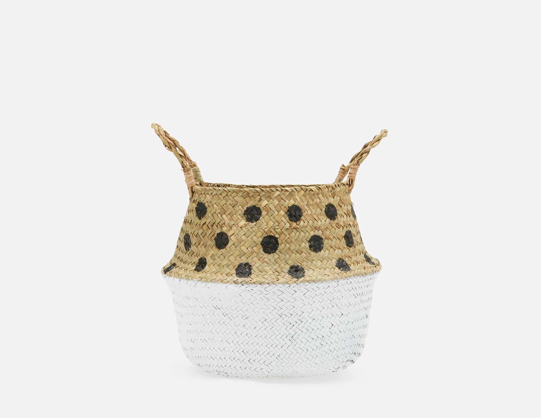 ANTONIO — Straw basket 28 cm x 25 cm - Image 3