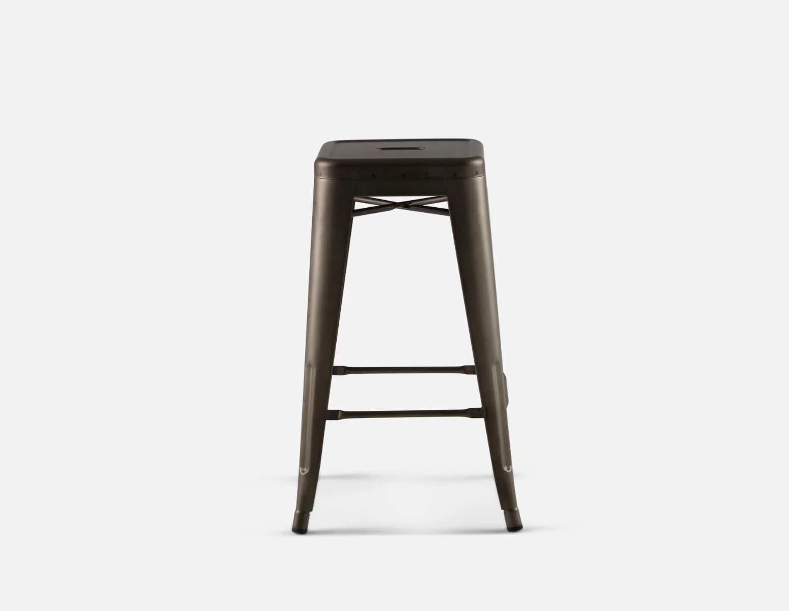 HUDSON — Iron counter stool 67 cm (92-15-15-52) - Image 3