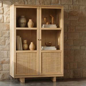 GILLIS — Modern farmhouse sideboard hutch