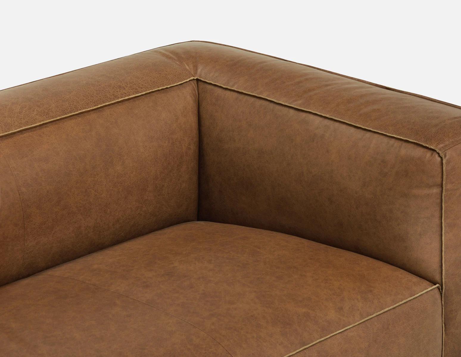 MONTE — 100% leather classic 3-seater sofa (39-69-47-67) - Image 8
