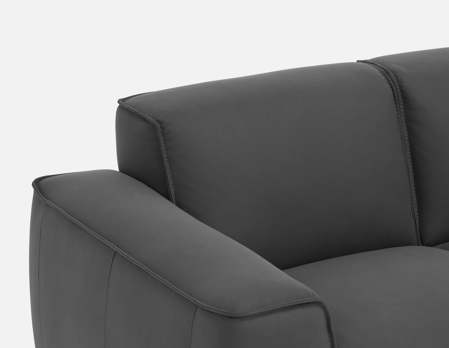 VIGO — 100% leather apartment sofa (71-99-64-20) - Image 10