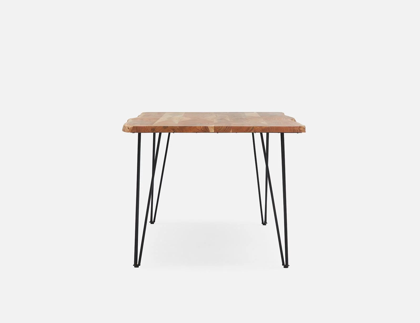RENO — Solid acacia large wood dining table 210 cm - Image 7