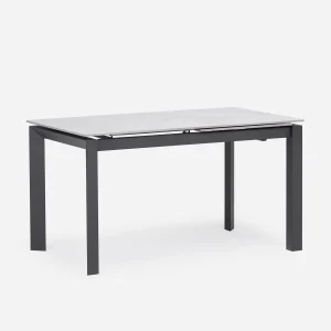 WILLIS — Extendable modern dining table 140 cm to 200 cm (83-16-31-08-F)
