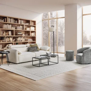 JANELLE — Swivel armchair (12-62-65-30-D)