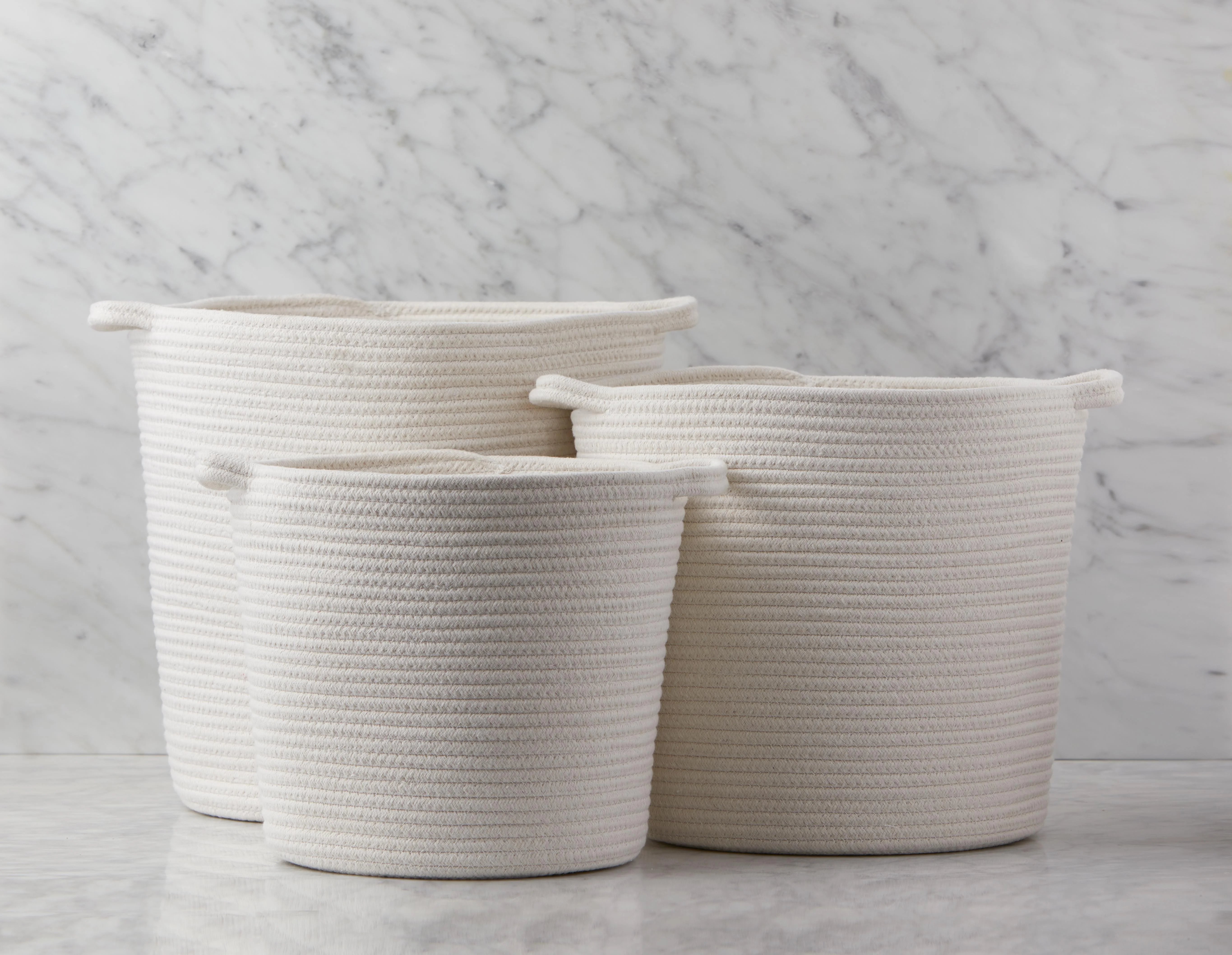 BROOKE — Set of 3 cotton rope baskets - Image 7