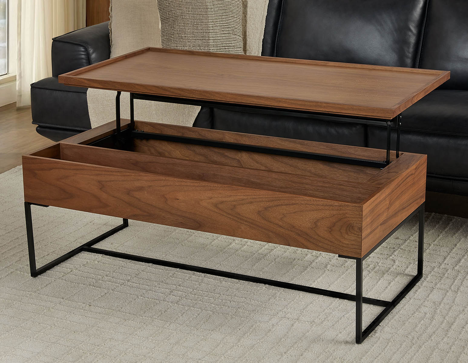 MATTEO — Coffee table with storage 120 cm - Image 10