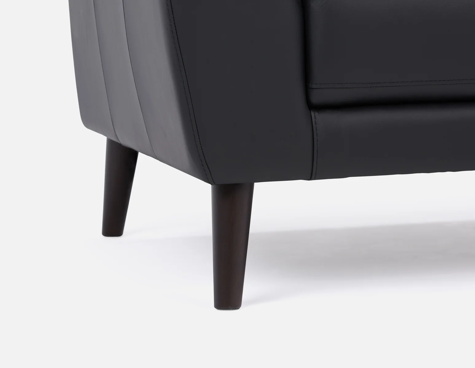 GAMARRA — 100% leather modern contemporary loveseat (72-10-78-20) - Image 4