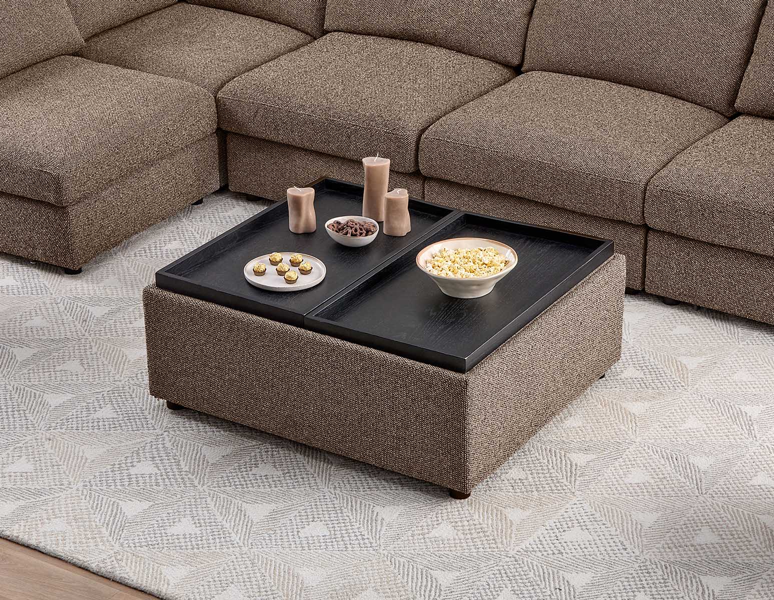 OLISA — Contemporary coffee table ottoman (70-56-70-52) - Image 14