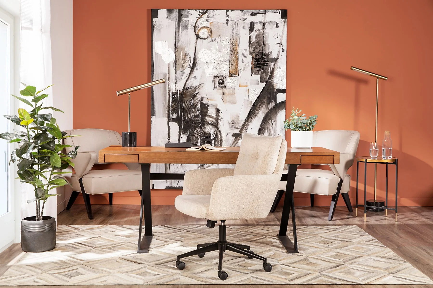 DENIS — Hand-painted wall art 150 cm x 200 cm - Image 2