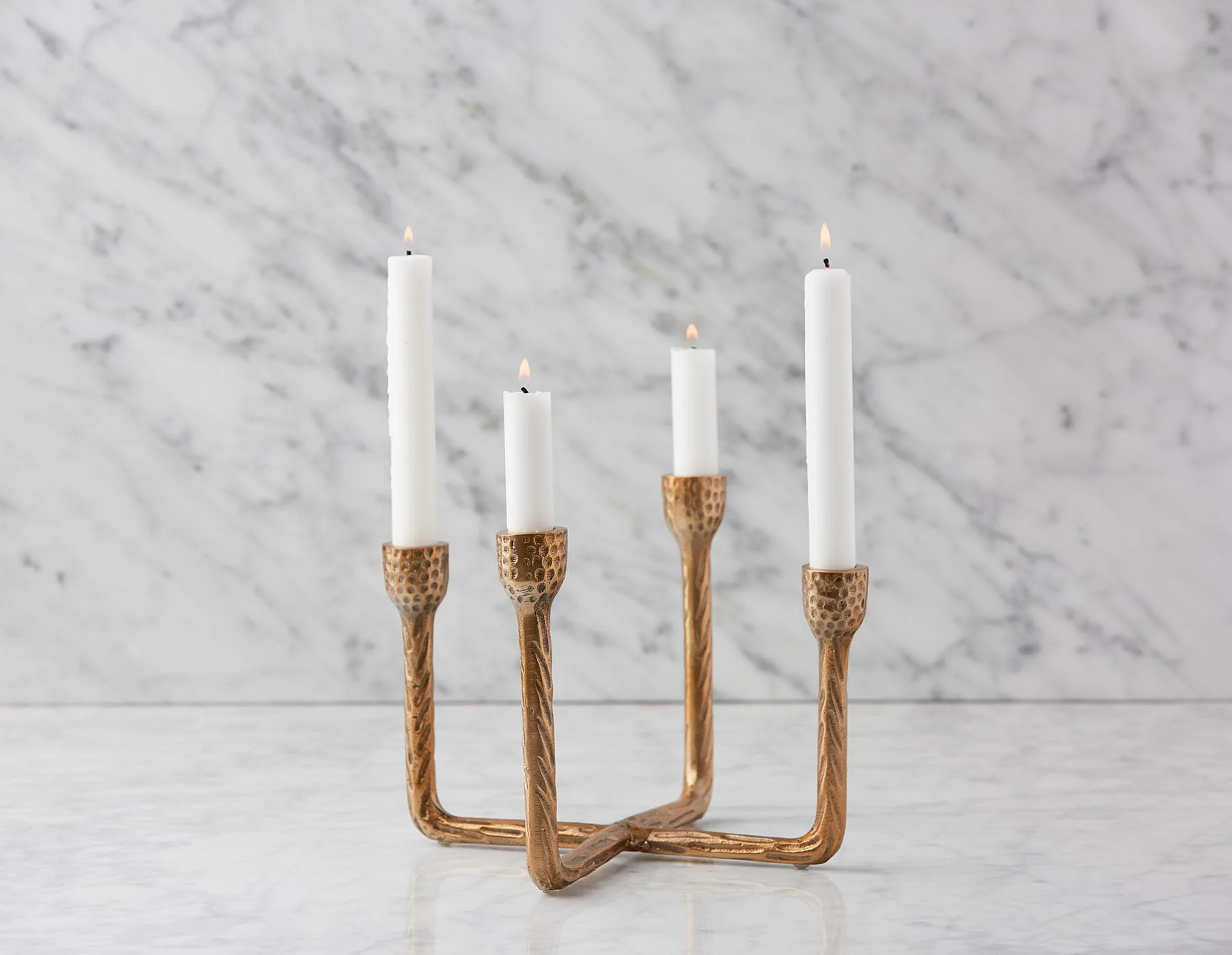 CANDI — Aluminum candle holder 18 cm - Image 6