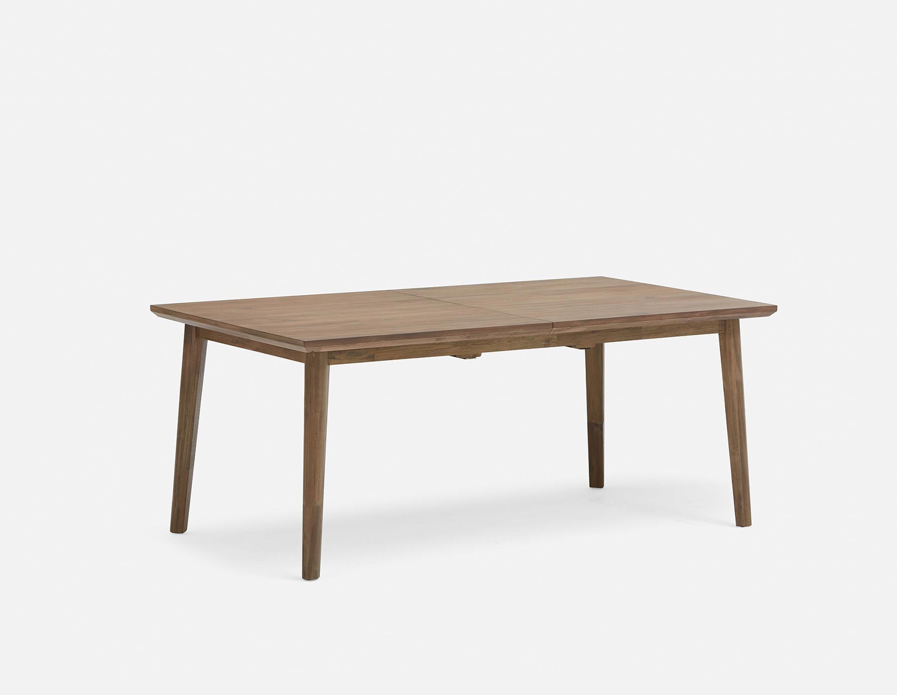 DINA — Extendable acacia wood dining table 180 cm to 260 cm