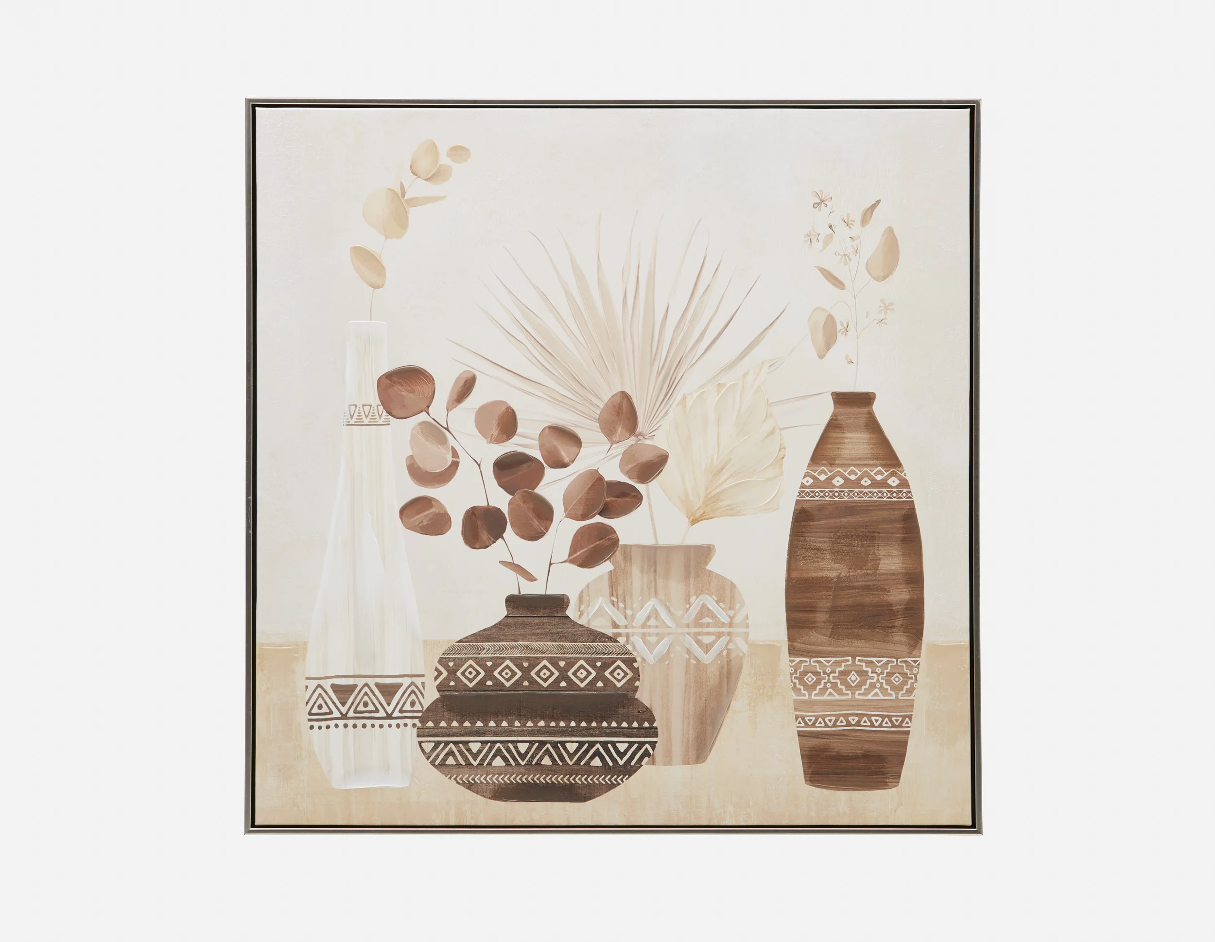 FLORA II — Framed hand embellished giclée 80x80cm - Image 3