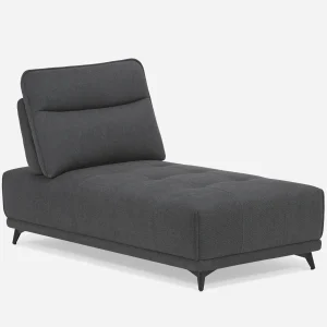 SIMON — Modern contemporary lounger with adjustable backrest (60-33-51-30-D)