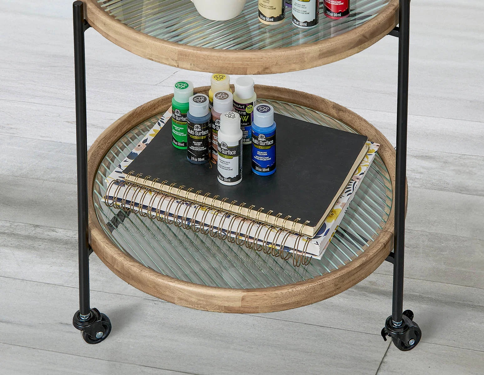 GEMA — Modern contemporary round cart - Image 11