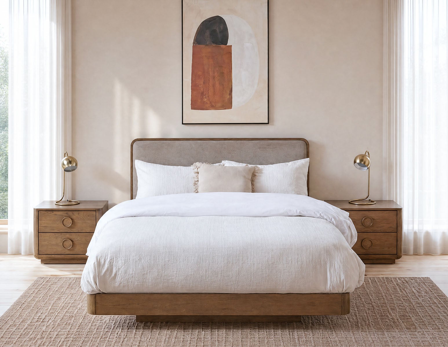NOEMI — Floating queen size bed