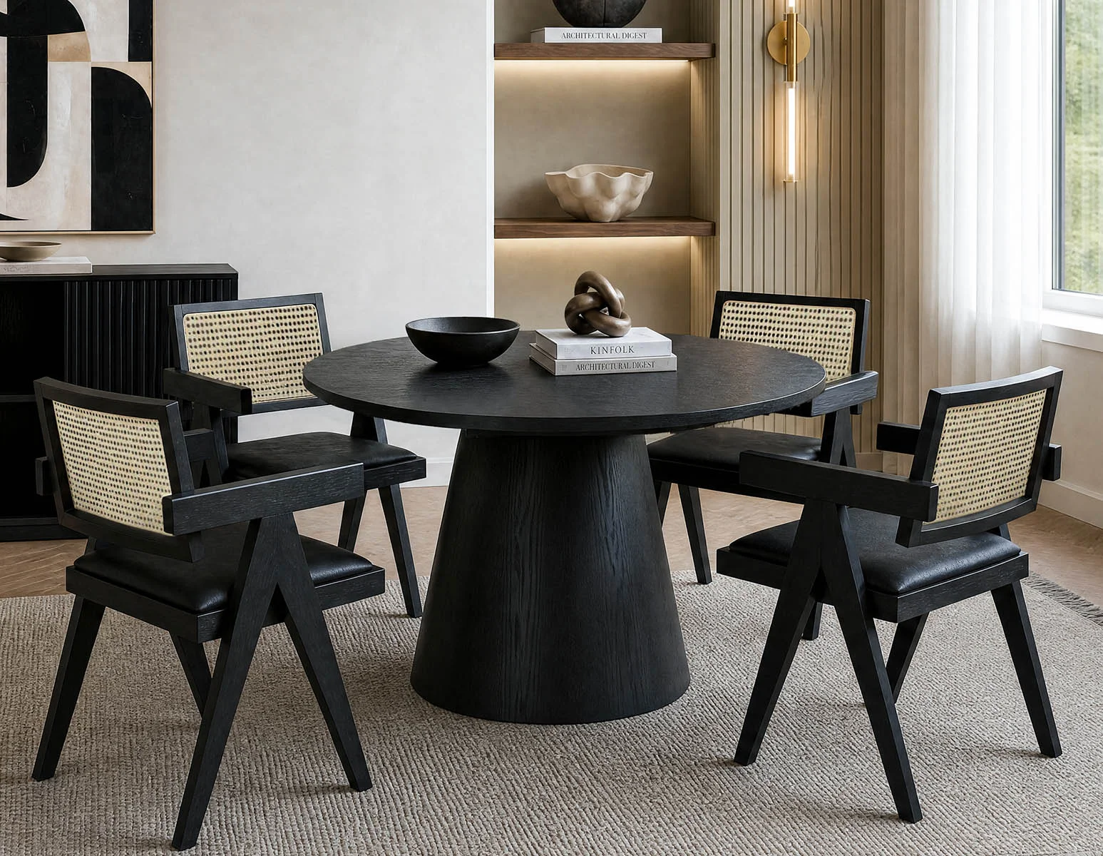 SORENO — Extendable round dining table 120 to 160 cm (09-29-41-20) - Image 13