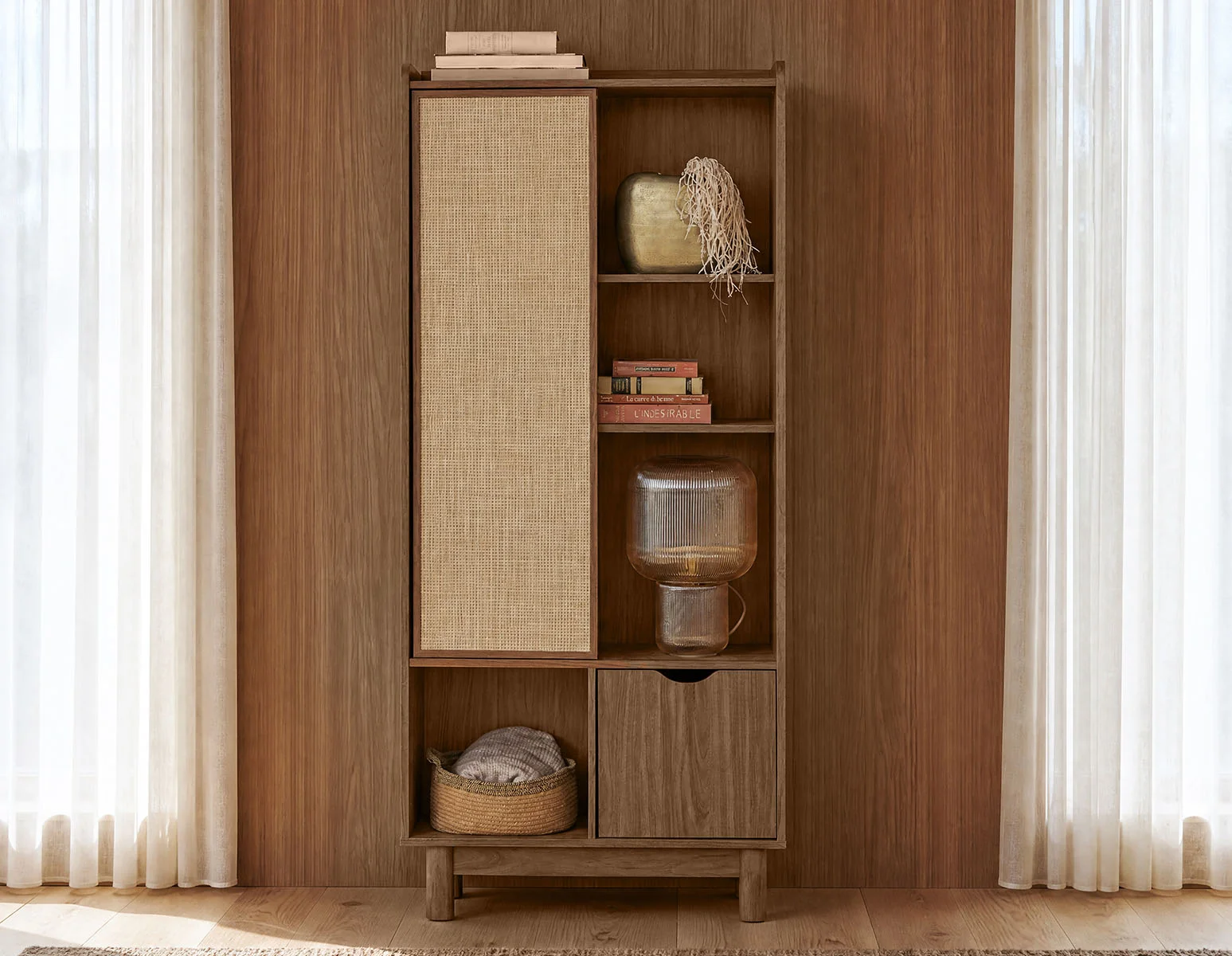 ELLINGTON — Contemporary bookcase