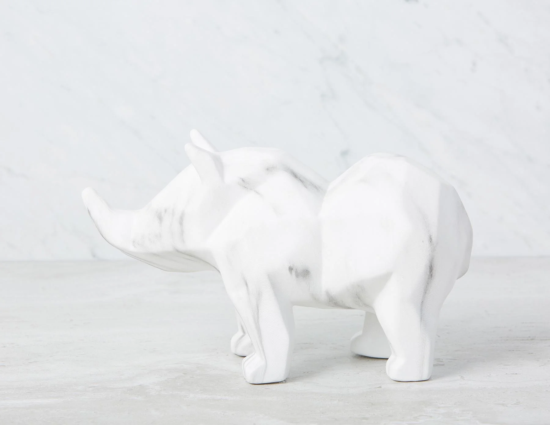 RHYNO — Faux marble sculpture 28 cm - Image 2