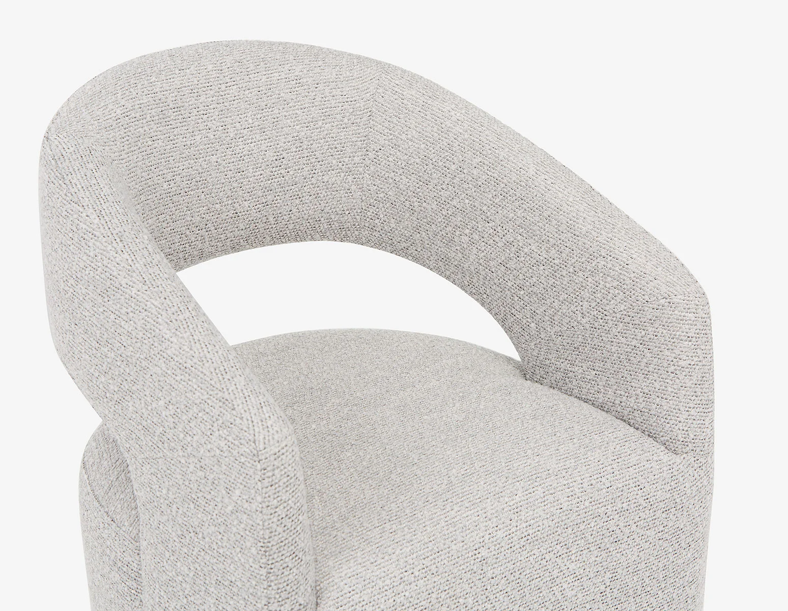 TIVOLI — Modern contemporary dining chair on casters (53-78-07-30) - Image 7
