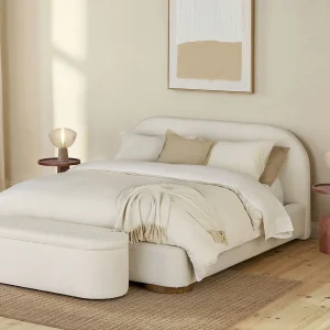 AURETTA — Modern contemporary upholstered king size bed