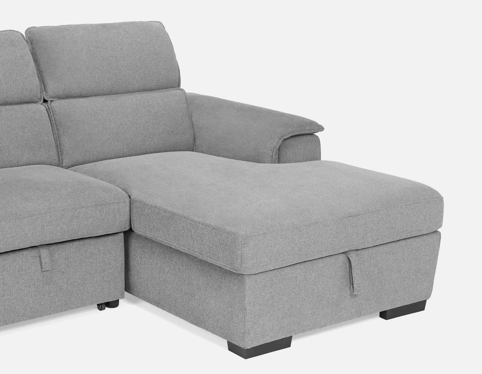 ODETTE — Contemporary right-facing sectional sofa-bed with storage (85-58-17-30) - Image 5